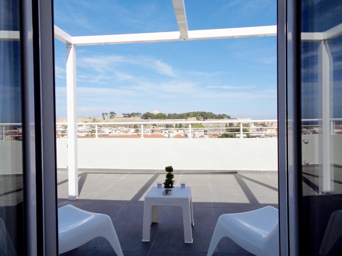 Castle & Sea View Apt Rethymnon Exterior foto